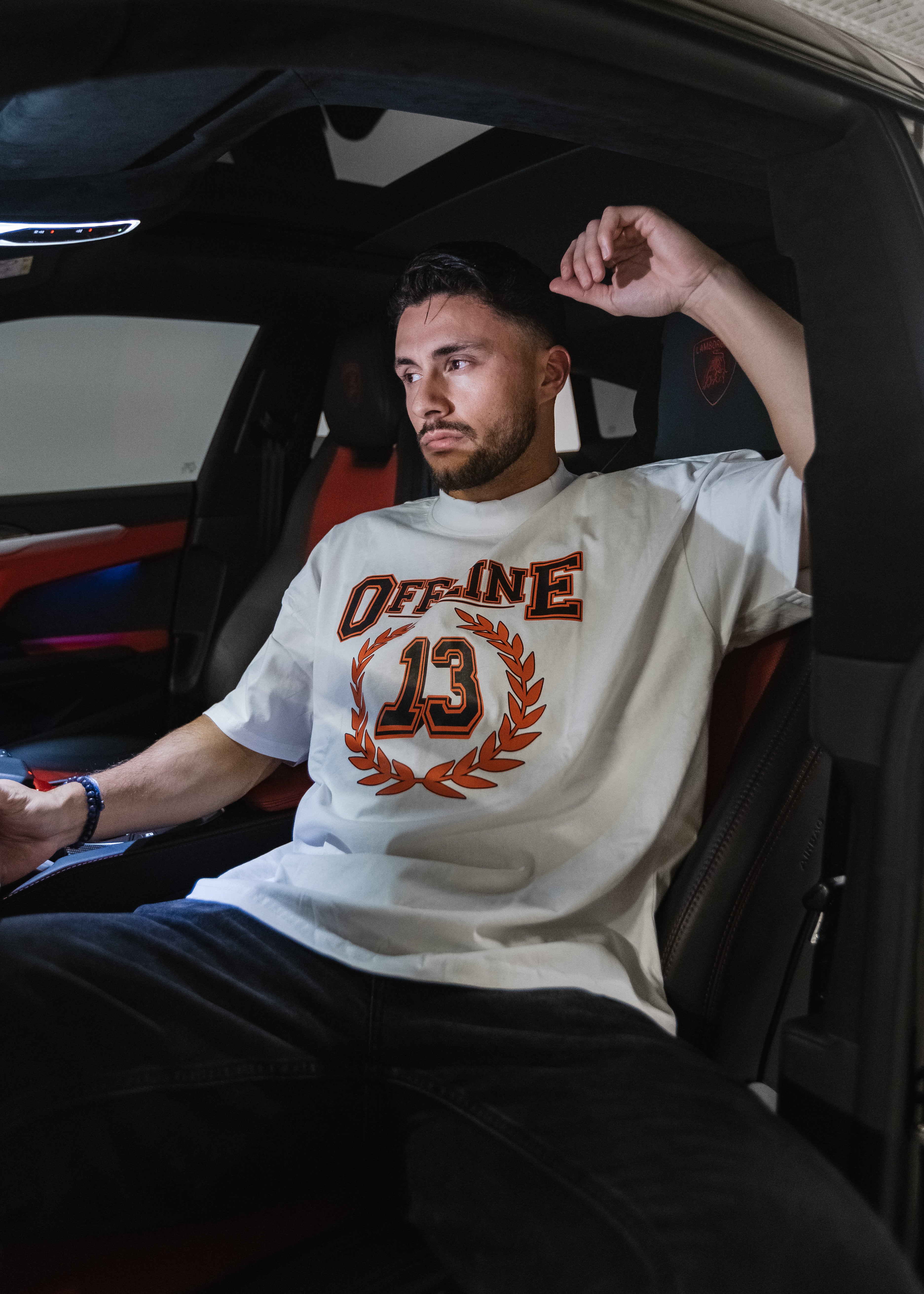 ORANGE WREATH TEE