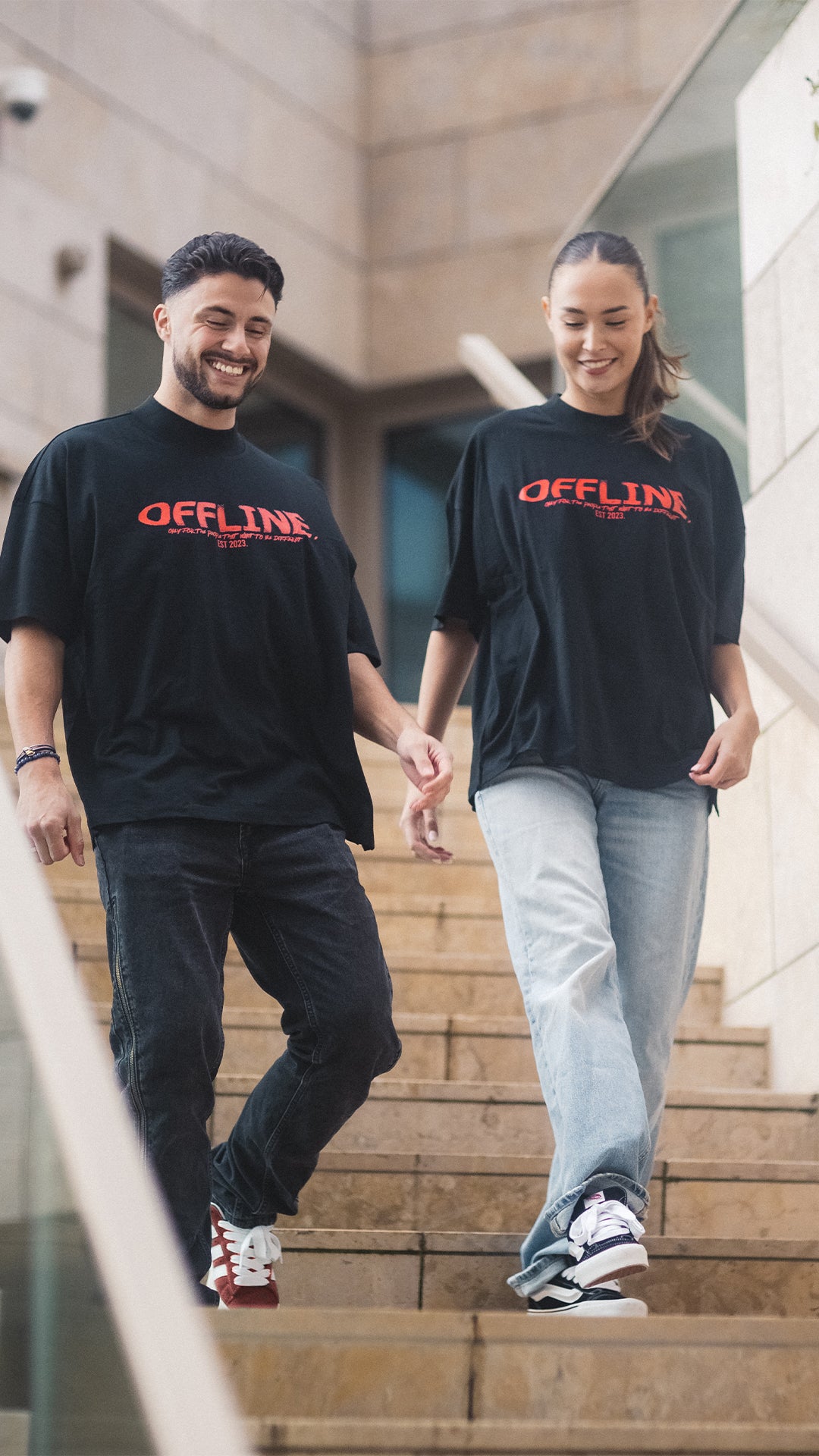 RED OFF DIFFERENT TEE